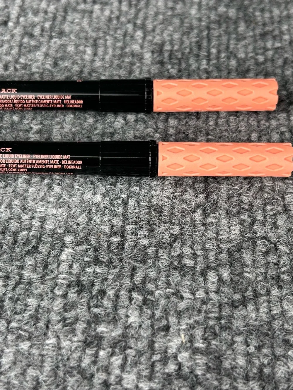 2 X  Benefit Roller LINER LIQUID EYELINER - Black - TRAVEL SIZE - .01oz. EACH